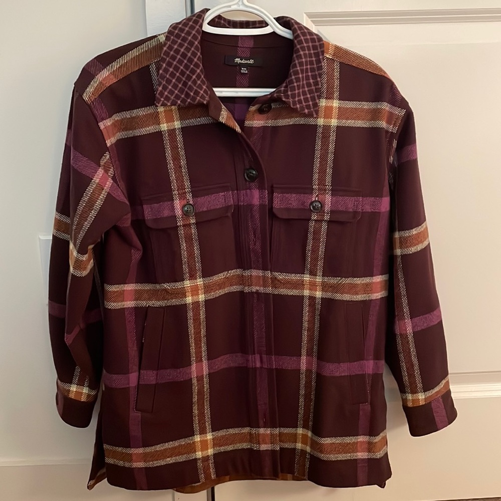 Madewell flannel jacket
